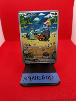 Pokemon Cards Dwebble 129/086 Black Bolt Illustration Rare NM - Image 1
