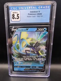 CGC 8.5 Inteleon V 049/192 - Rebel Clash - NM/Mint+ Graded Pokemon Card - Image 1