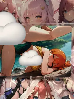 Matte Beautiful Waifu Handmade Card Goddess Story CCG Anime Double Sided - Image 1