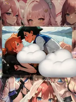 Matte Beautiful Waifu Handmade Card Goddess Story CCG Anime Double Sided - Image 2