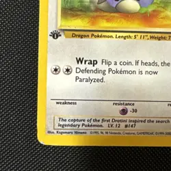 Dratini 53/82 Team Rocket 1st Edition Common Pokemon Card - Image 4