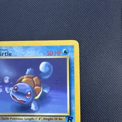 Pokemon Card Squirtle 68/82 1st Edition Team Rocket NM - Image 2