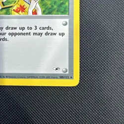 1st Edition Erika 100/132 Gym Heroes Set Trainer Pokemon Card 2000 WOTC - Image 3