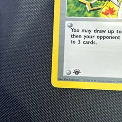 1st Edition Erika 100/132 Gym Heroes Set Trainer Pokemon Card 2000 WOTC - Image 4