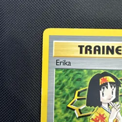 1st Edition Erika 100/132 Gym Heroes Set Trainer Pokemon Card 2000 WOTC - Image 5