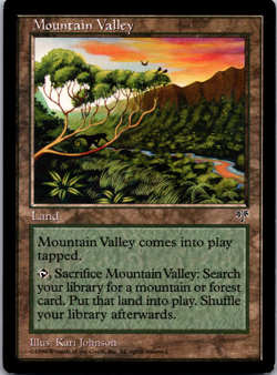 Mountain Valley - Magic: The Gathering - Mirage Regular - Image 1