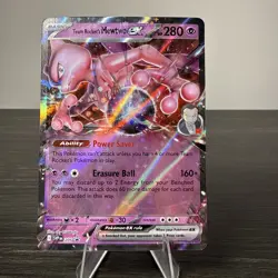 Team Rocket's Mewtwo ex 205 Sv: Scarlet & Violet Promo Cards Holo - Image 1