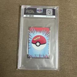 1999 BICYCLE POKEMON MINI PLAYING CARDS RED DECK 4 OF SPADES GENGAR PSA10 POP 39 - Image 3