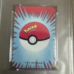 1999 BICYCLE POKEMON MINI PLAYING CARDS RED DECK 4 OF SPADES GENGAR PSA10 POP 39 - Image 4