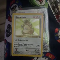 Pokemon Kangaskhan Card Jungle Wizards 1999 English Standard #5 Mitsuhiro Arita - Image 1