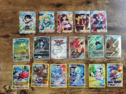Pokemon TCG English 17 Card Full Art/Illustration Rare Lot - Image 2