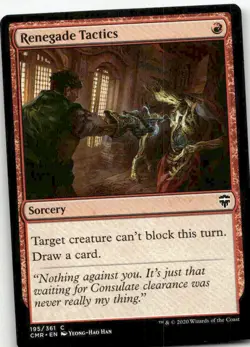 Renegade Tactics, Commander Legends #195 MTG - Image 1