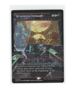 Devastating Onslaught #0361 EOE M (Showcase) (FOIL) MTG Edge of Eternities - Image 1