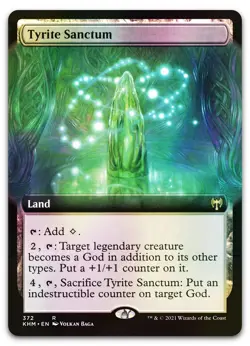 Tyrite Sanctum (Extended Art) #372 (Foil) (NM) Kaldheim KHM Magic MTG - Image 1