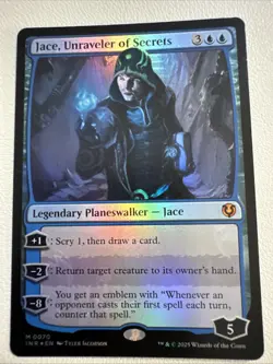 Jace, Unraveler of Secrets (NM Foil) INR-0070 Mythic MTG - Image 1