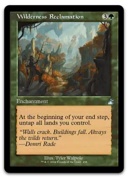 Wilderness Reclamation (Retro Frame) #458 (NM) Ravnica Remastered RVR Magic MTG - Image 1