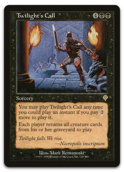 Twilight's Call #130 (NM) Invasion INV Magic MTG - Image 1