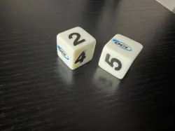 Rare Vintage DCI Duelist MTG Magic Pokemon WotC 6-sided dice - Two (2) - Image 1