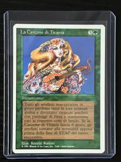Magic MTG Italian Revised Titania's Song Artist Proof - Only 50 Exist! - Image 3