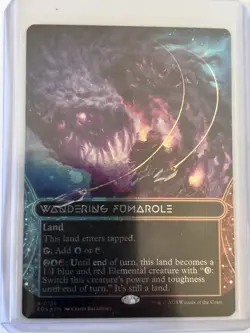 Wandering Fumarole (0135) (Borderless) (Galaxy Foil) (EOE) MTG Pack Fresh - Image 1