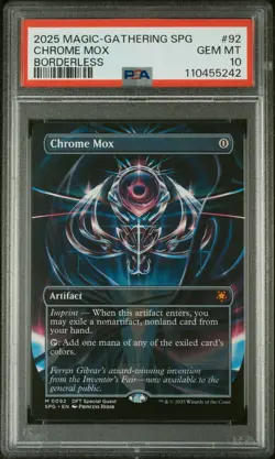 Special Guests Chrome Mox 0092, PSA 10 Gem Mint, First Graded by PSA - Image 1