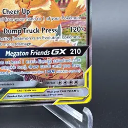 Pokemon Eevee & Snorlax GX TAG TEAM Promo Holo SM169 Team Up HP 270 Basic Card - Image 4