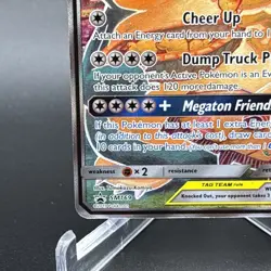 Pokemon Eevee & Snorlax GX TAG TEAM Promo Holo SM169 Team Up HP 270 Basic Card - Image 5