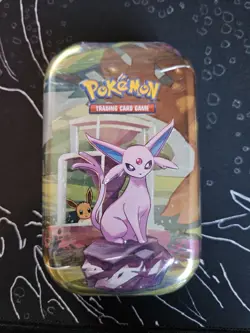 Prismatic Evolutions Mini Tin - Espeon Art - Sealed Brand NEW - Pokemon - Image 1