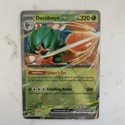 Decidueye ex 12/88 ME03: Perfect Order Pokemon TCG Double Rare NM - Image 1