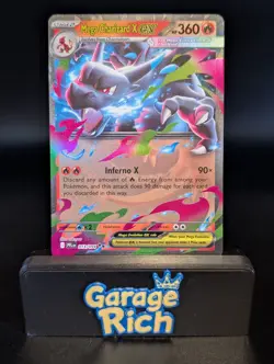 Mega Charizard X EX 013/094 Double Rare ME02: Phantasmal Flames Pokemon TCG NM+ - Image 1
