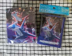 Pokemon Center japan Latias Latios Deck box & sleeves new - Image 1