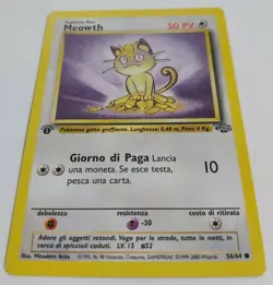 Meowth Jungle Set 56/64 1st Edition Italian Common Pokemon TCG NM/Mint - Image 5