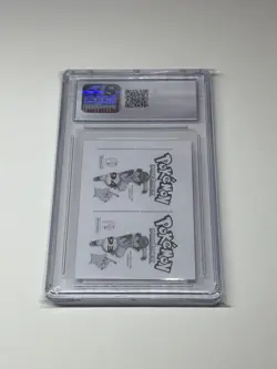 Pokemon TCG Gengar/Haunter Pokedex Stickers 2022 Flash Editiorial #94/93 CGC 8 - Image 2