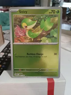 SNIVY 004/088 POKEMON ME03 PERFECT ORDER REVERSE HOLO - Image 1