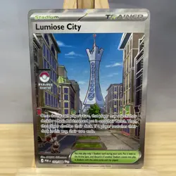 Lumiose City Full Art Trainer Rare 111/088 Pokemon ME: Perfect Order - IN HAND - Image 1