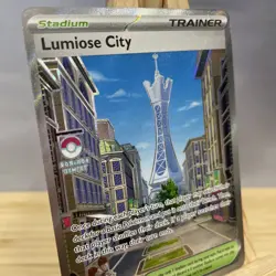 Lumiose City Full Art Trainer Rare 111/088 Pokemon ME: Perfect Order - IN HAND - Image 3