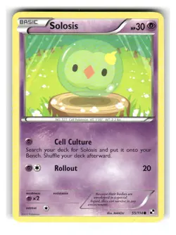 Solosis 55/114 Common Black & White Pokemon Lightly Played - Image 1