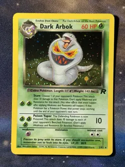 Dark Arbok 2/82 Team Rocket Holographic Holo Rare Vintage WOTC Pokemon VLP - Image 3