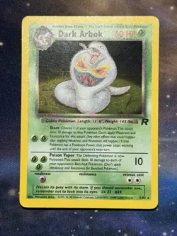 Dark Arbok 2/82 Team Rocket Holographic Holo Rare Vintage WOTC Pokemon VLP - Image 5