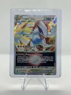 Pokemon Lugia VSTAR 139/195 Silver Tempest Ultra Rare Full Art Holo 280 HP - Image 1