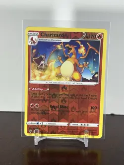 Pokemon TCG Vivid Voltage Reverse Holo Rare Charizard 025/185 Mint Condition - Image 1