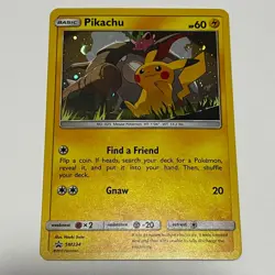 2019 Pokemon Pikachu SM234 Holo Black Star Promo - Image 1