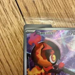 Charcadet 022 ETB Black Star Promo - Pokemon TCG Phantasmal Flames - NM+/SEALED - Image 2