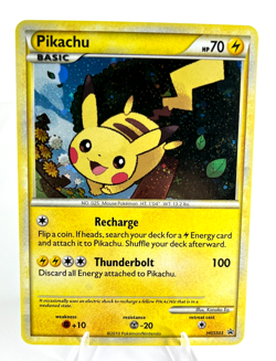 Pikachu HGSS03 - Black Star Promo - Holo W/ Swirl - Pokemon - NM - Image 1