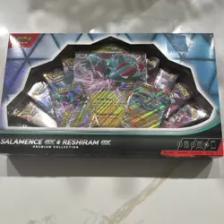 Pokemon Salamence EX & Reshiram EX Premium Collection Box Promo Booster English - Image 1