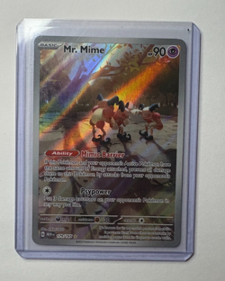 POKEMON MR. MIME 179/165 ILLUSTRATION RARE SCARLET & VIOLET 151 NM NEAR MINT - Image 1