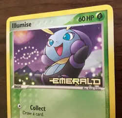2005 Pokemon Emerald Illumise [Reverse Holo] #32/106 Awesome Condition - Image 3