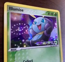 2005 Pokemon Emerald Illumise [Reverse Holo] #32/106 Awesome Condition - Image 4