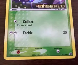 2005 Pokemon Emerald Illumise [Reverse Holo] #32/106 Awesome Condition - Image 5