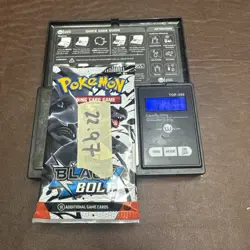 Heavy ~22.97g Pokemon TCG SV Black Bolt Booster Sealed! Demi GOD PACKU - Image 1
